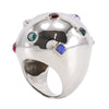 Secondhand Louis Vuitton LV Planet Ring Metal with Strass