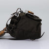 Secondhand Gucci Vintage Bamboo Backpack Nylon and