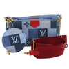 Secondhand Louis Vuitton Multi Pochette Accessoires Damier and Monogram Patchwork