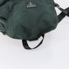 Prada Vela Double Front Pocket Backpack Tessuto with Saffiano Leather
