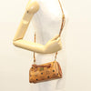 Secondhand MCM Visetos logogramme Handbag Canvas and