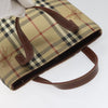 Secondhand Burberry Top Handle Tote Haymarket