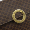 Secondhand Celine Vintage Macadam Circle Logo Shoulder Bag Canvas and