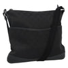Secondhand Gucci Zip Messenger Bag GG Canvas with Perforated