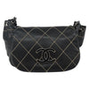 Chanel Wild Stitch chain Flap Shoulder Bag Leather
