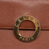 Secondhand Celine Circle logo Brown Leather Bags