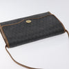 Christian Dior Vintage Honeycomb Flap Crossbody Bag Coated Canvas