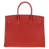 Secondhand Hermes Birkin Handbag Red Togo with Gold Hardware