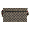 Secondhand Gucci Vintage Double Belt Bag GG Canvas with