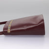 Secondhand Burberry Shoulder Bag Burgundy Leather Bags