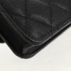 Secondhand Chanel Classic Flap Clutch with Chain Quilted Caviar