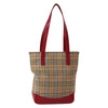 Secondhand Burberry Nova Check Tote canvas check pattern