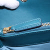Secondhand Bvlgari Handbag Turquoise Leather Bags