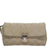 Secondhand Prada Pushlock Chain Flap Bag Quilted Tessuto