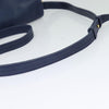 Secondhand Celine Circle logo Navy Leather Bags