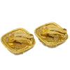 Secondhand Chanel CC Rhombus Clip-On Earrings
