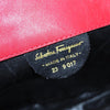 Salvatore Ferragamo Gancini Zip Waist Bag Embossed Leather