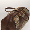 Secondhand Burberry Nova check boston bag