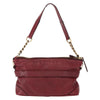 Secondhand Burberry Shoulder Bag Red Leather Bags