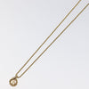 Secondhand Christian Dior CD Pendant Necklace Gold-plated
