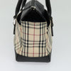 Secondhand Burberry Nova Check Handbag Nova Check Canvas and