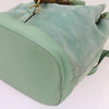 Secondhand Gucci Vintage Bamboo Drawstring Backpack Suede and