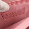 Secondhand Chanel CC Metal Top Handle Flap Bag Chevron