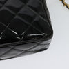 Secondhand Chanel Vintage Square Front Pocket Camera Bag Quilted Patent