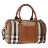 Burberry Alchester Convertible Satchel House Check Canvas