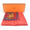 Secondhand Hermes Carré 42 Red Silk Accessories