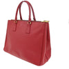 Prada Double Zip Lux Tote Saffiano Leather