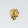 Secondhand Chanel Vintage Round CC Clip-On Earrings
