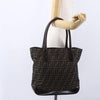 Fendi Vintage Open Tote Zucca Canvas with Leather