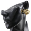 Secondhand Chanel Vintage Diamond Clip-On Earrings Gold-plated