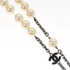 Secondhand Chanel CC Pearl Necklace Faux Pearls and