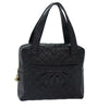 Chanel Coco Mark Black cakfskin