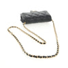 Secondhand Chanel Classic Flap Clutch with Chain Quilted Caviar
