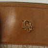 Christian Dior Vintage Honeycomb Tote Bag Canvas and Leather