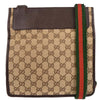 Gucci Vintage Web Crossbody Bag GG Canvas with Leather