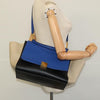 Secondhand Celine Trapeze Bag Blue Leather Bags