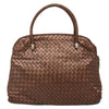 Secondhand Bottega Veneta Intrecciato Brown Leather Bags