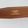 Secondhand Hermes Constance Belt Blue Leather Accessories