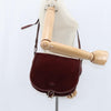 Secondhand Balenciaga Shoulder Bag Burgundy Suede Bags