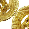 Secondhand Chanel CC Button Clip-On Earrings