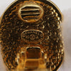 Secondhand Chanel Vintage CC Oval Clip-On Earrings