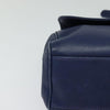 Secondhand Celine Circle logo Navy Leather Bags