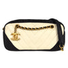 Chanel Chevron Camera Bag Quilted Leather