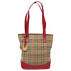 Secondhand Burberry Nova Check Tote canvas check pattern