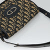 Christian Dior Vintage CD Logo Shoulder Bag Leather