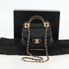 Secondhand Chanel Lady Handle Flap Card Holder on Chain Quilted